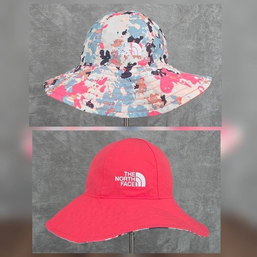 The North Face Littles Brimmer Sun Hat Reversible Colorful UPF 40+ Unisex Splash